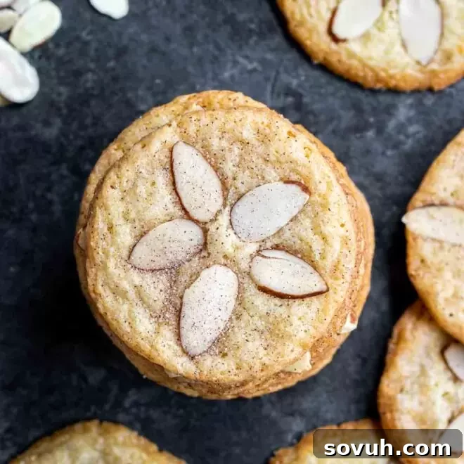 Sand Tarts stacked on top of each other