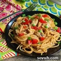 Chicken Enchilada Skillet Spaghetti - Featured Image