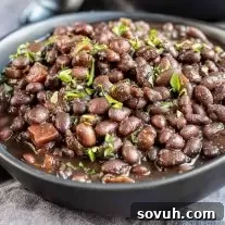 a bowl of Instant Pot Black Beans