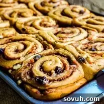 Featured image of Carrot Cake Cinnamon Rolls, showcasing a beautifully frosted roll.