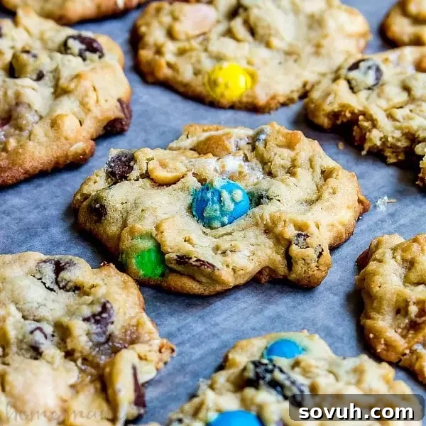 homemade trail mix cookies