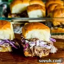 short rib sliders with coleslaw