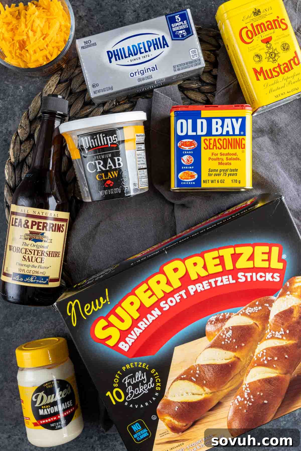 Crab Pretzel ingredients
