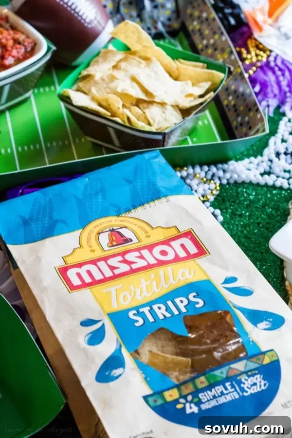 Mission tortilla chips for game day