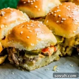 Homemade Big Mac Minis 6 copycat big mac sliders from McDonald's