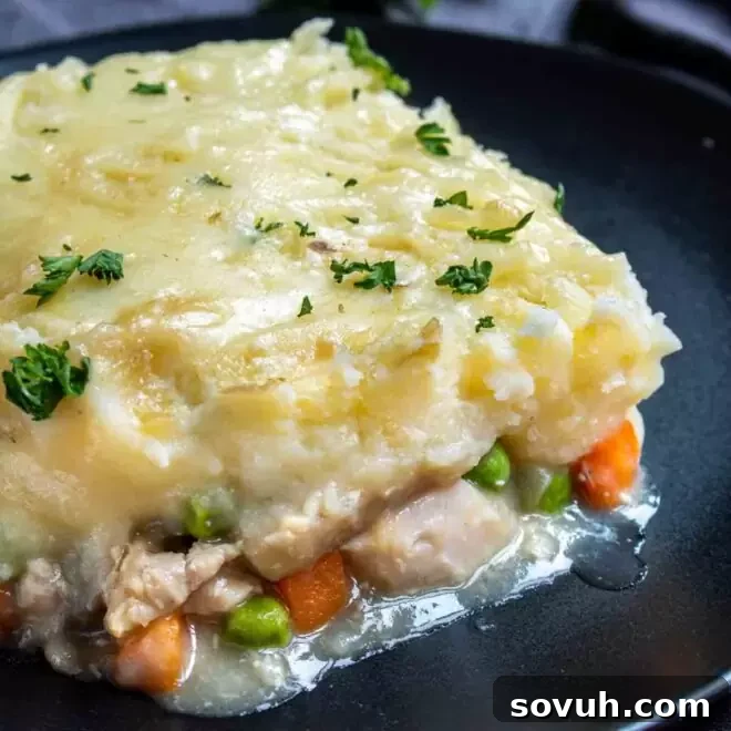 Turkey Shepherd’s Pie with Thanksgiving Leftovers