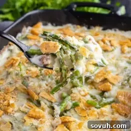 serving Asparagus Casserole