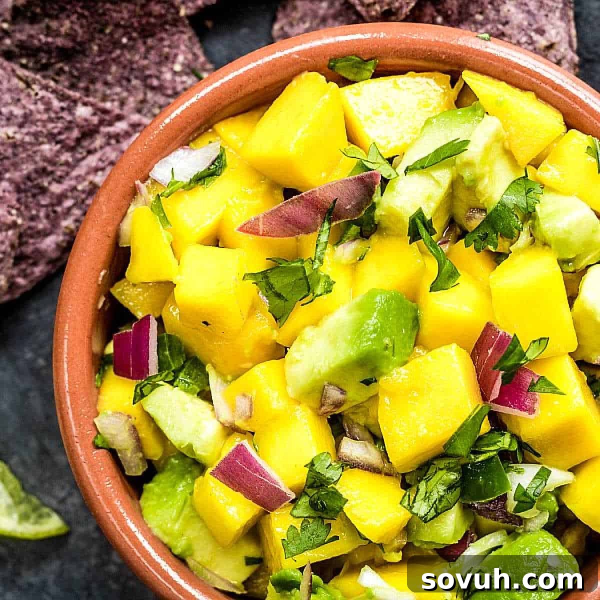 bowl with Mango Salsa