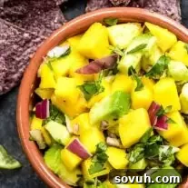bowl with Mango Salsa