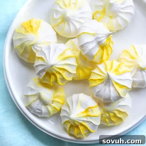 Lemon Meringue Cookies easy make ahead summer dessert