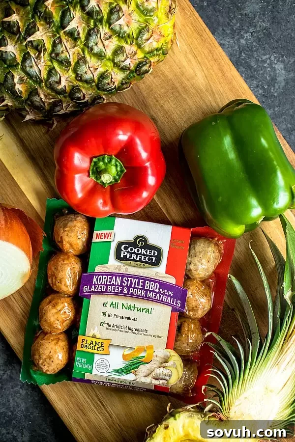 bell peppers and meatballs