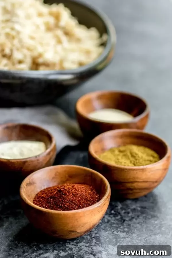 Artisan Taco Spice Blend 3 steps to make taco seasoning, process of mixing spices