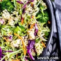 Ramen Noodle Salad in a bowl