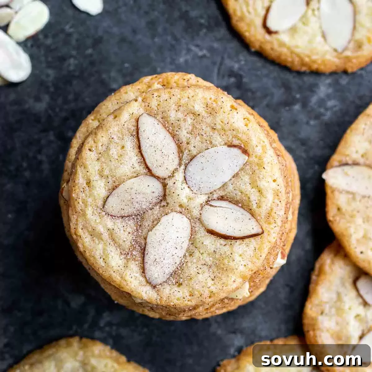 Sand Tarts stacked on top of each other