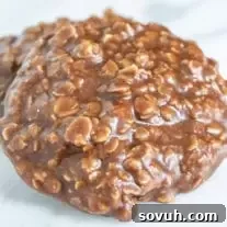 easy No Bake Chocolate Oatmeal Cookies every kid loves