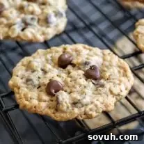Ranger Cookies on cooling rack