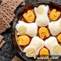 skillet with Halloween Smores Dip
