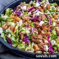shredded Brussels Sprouts Salad