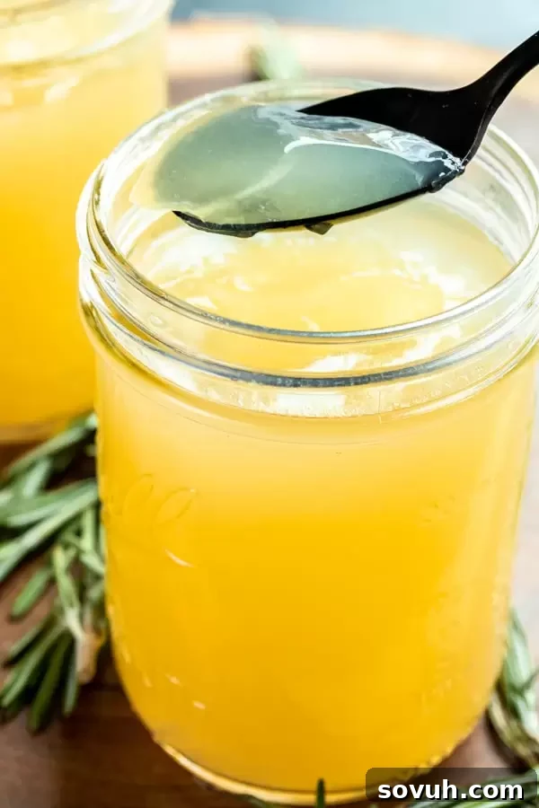 Easy keto Instant Pot bone broth simmering