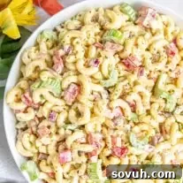 Classic Macaroni Salad in a bowl