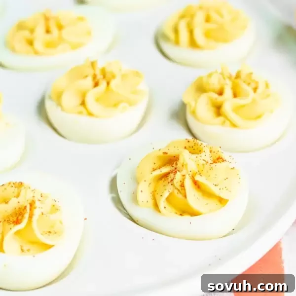 make ahead Classic Deviled Eggs