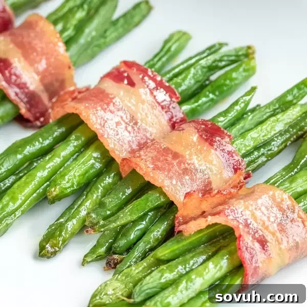 Bacon Wrapped Green Beans bundles