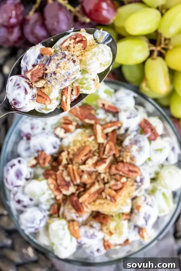 Grape Salad is a great picnic recipe