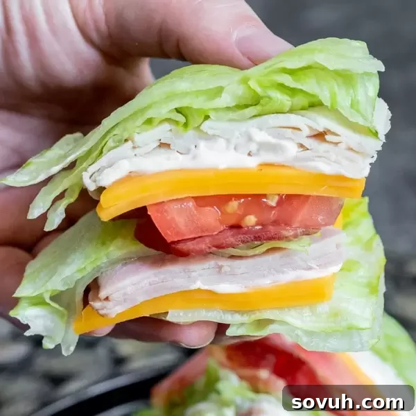 easy Keto Club Sandwich for a low carb lunch
