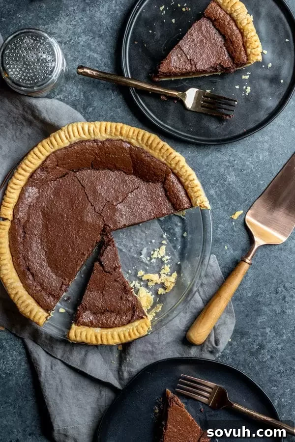 Preparing the perfect Thanksgiving pie, Chocolate Chess Pie