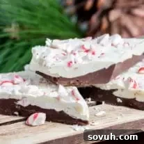 Peppermint Bark makes a great homemade Christmas gift