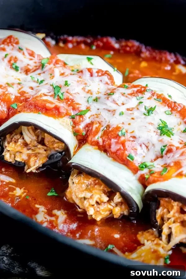 Keto Chicken Parmesan Roll Ups arranged in a platter, ready for a delicious low-carb dinner