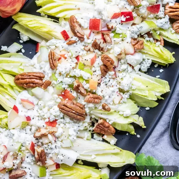 Endive Salad with blue cheese and pecans