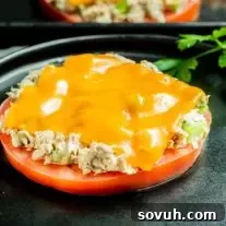 Keto Tuna Melt is an easy low carb lunch recipe