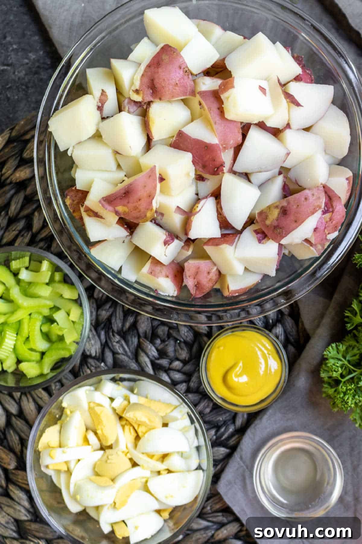 ingredients to make Mustard Potato Salad