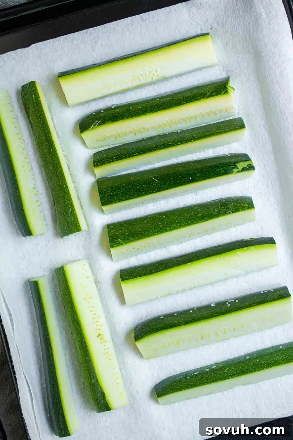 drying Air Fryer Zucchini