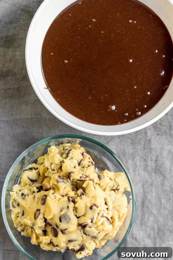 ingredients to make Brookies