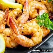 Air Fryer Shrimp is an easy 5 minute meal that's keto and low carb
