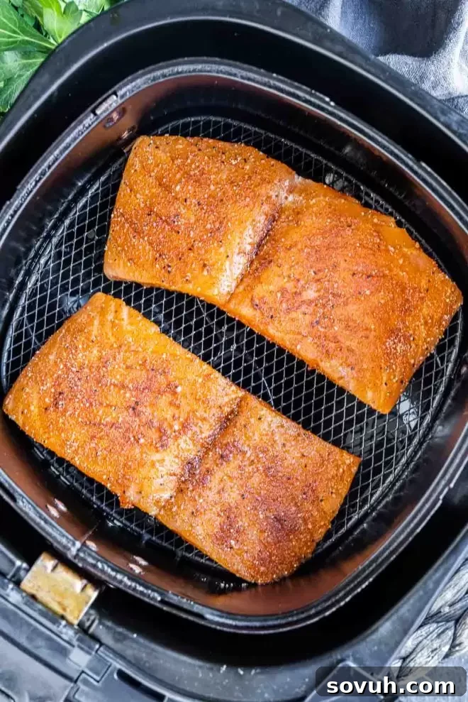Air Fryer Salmon in air fryer