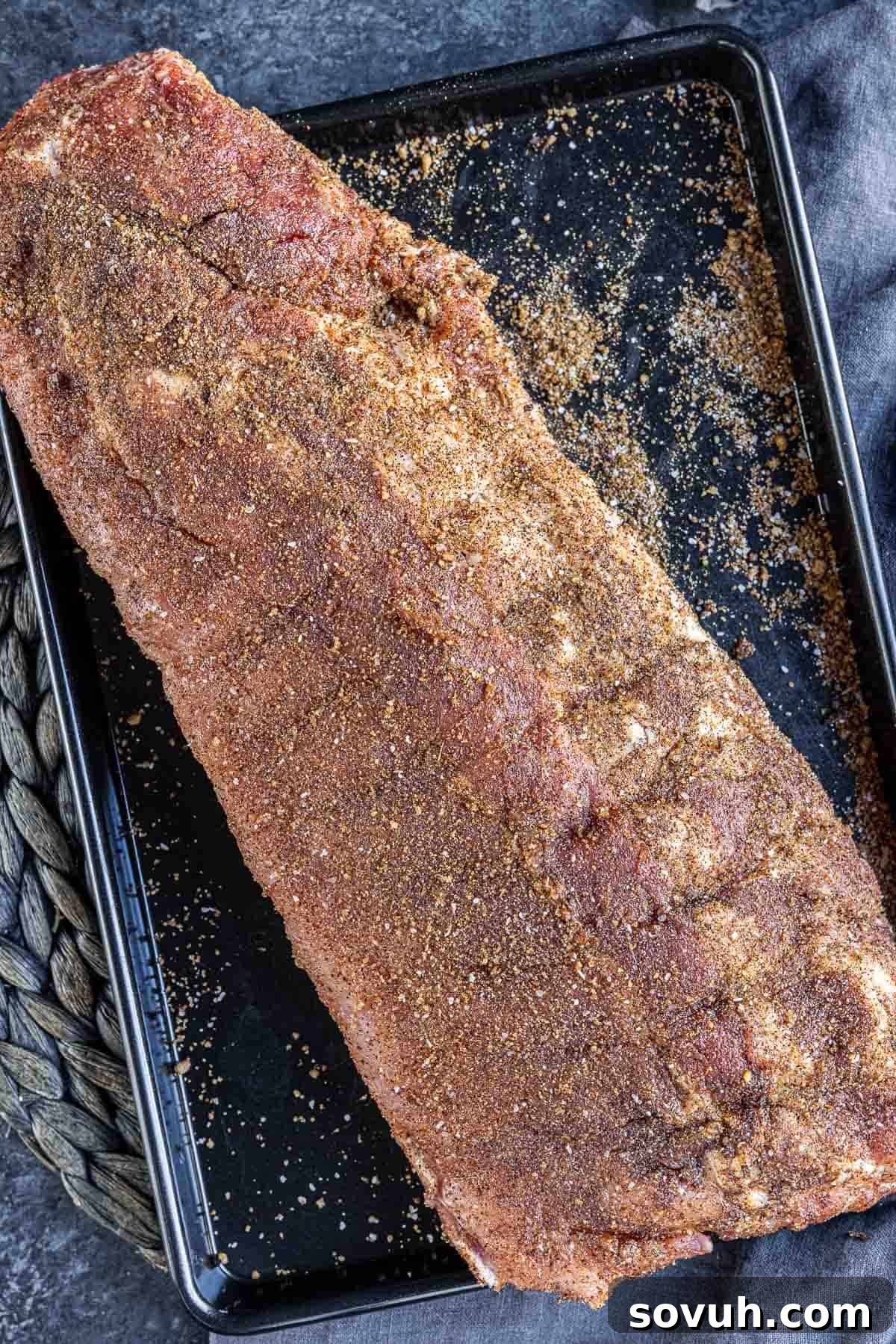 how to season Instant Pot Ribs on a sheet pan