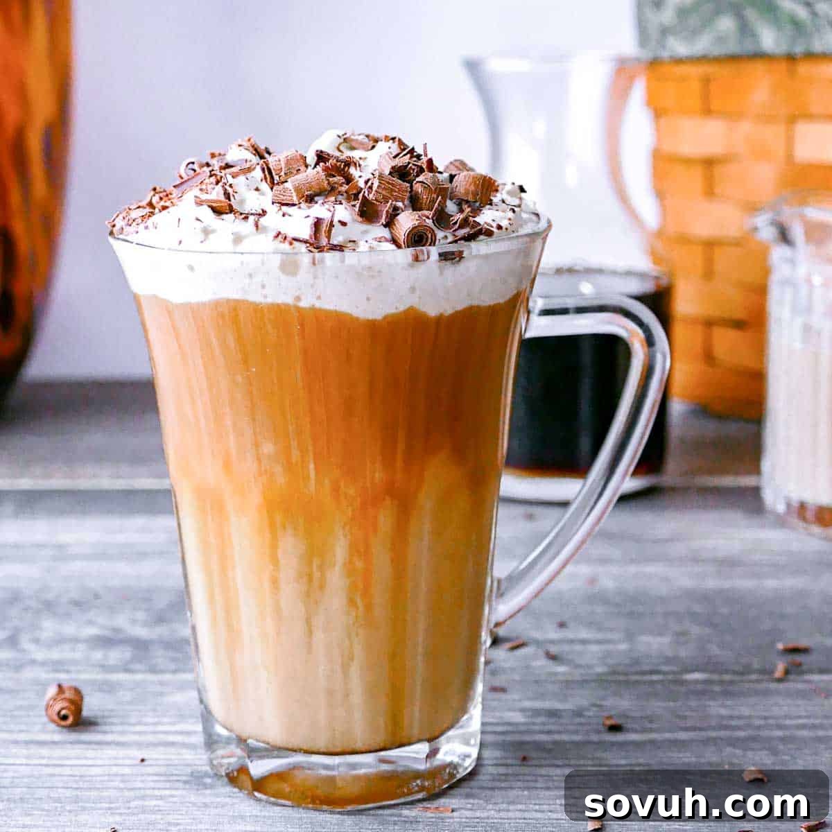 Bailey's Irish Coffee topped with whip cream