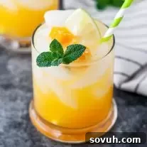 Passion Fruit Mojito in a glass