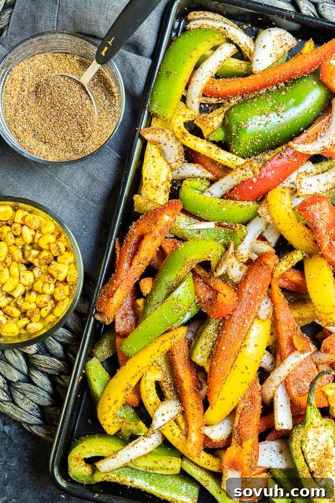 Veggie Fajitas ingredients