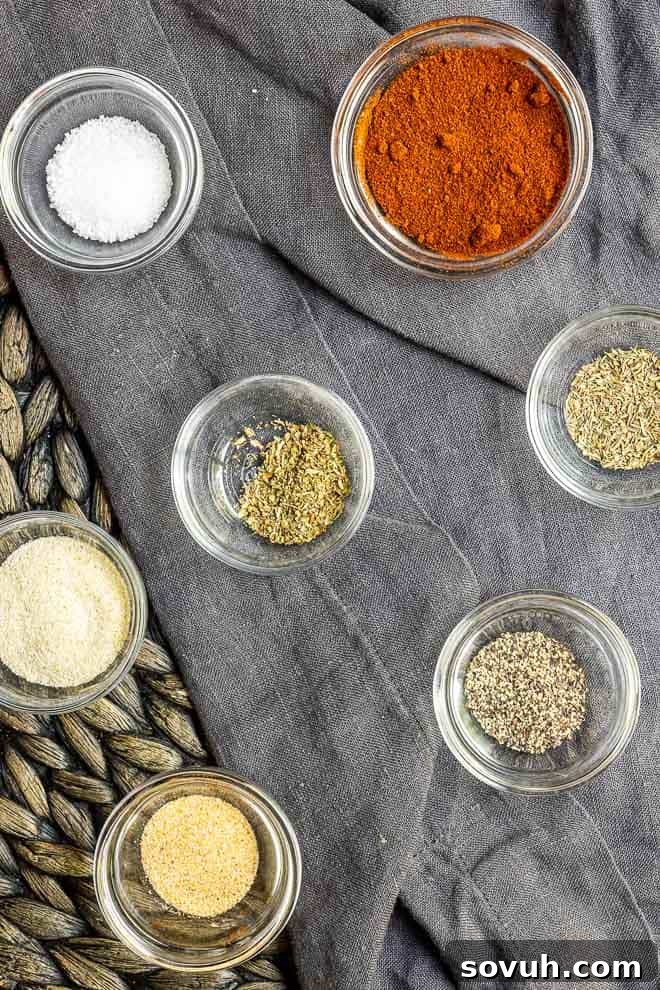 Blackened Seasoning ingredients