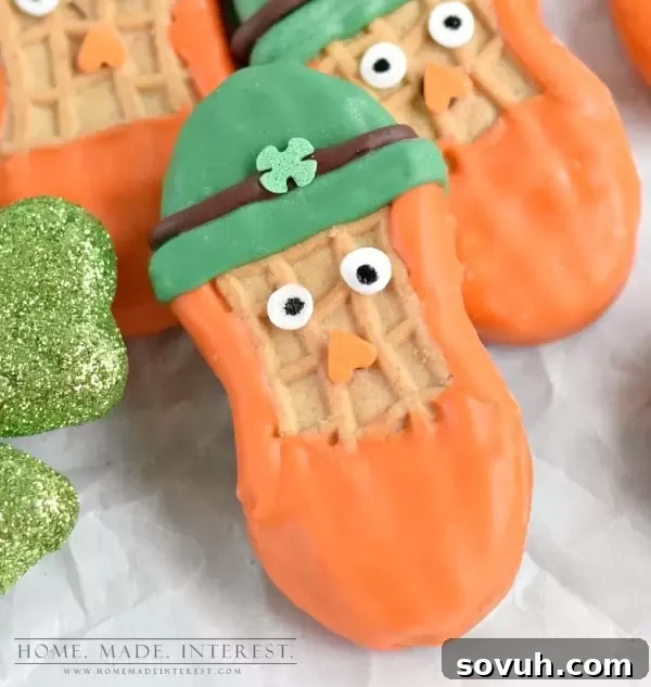 These festive leprechaun cookies are a fun and easy St. Patrick’s day treat for kids' parties or lunchboxes.