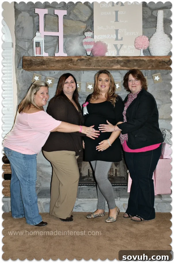 This sprinkle is a great way to welcome a new little diva into the world. A little girl baby shower with pink chevron, leopard print, and lots of tulle!