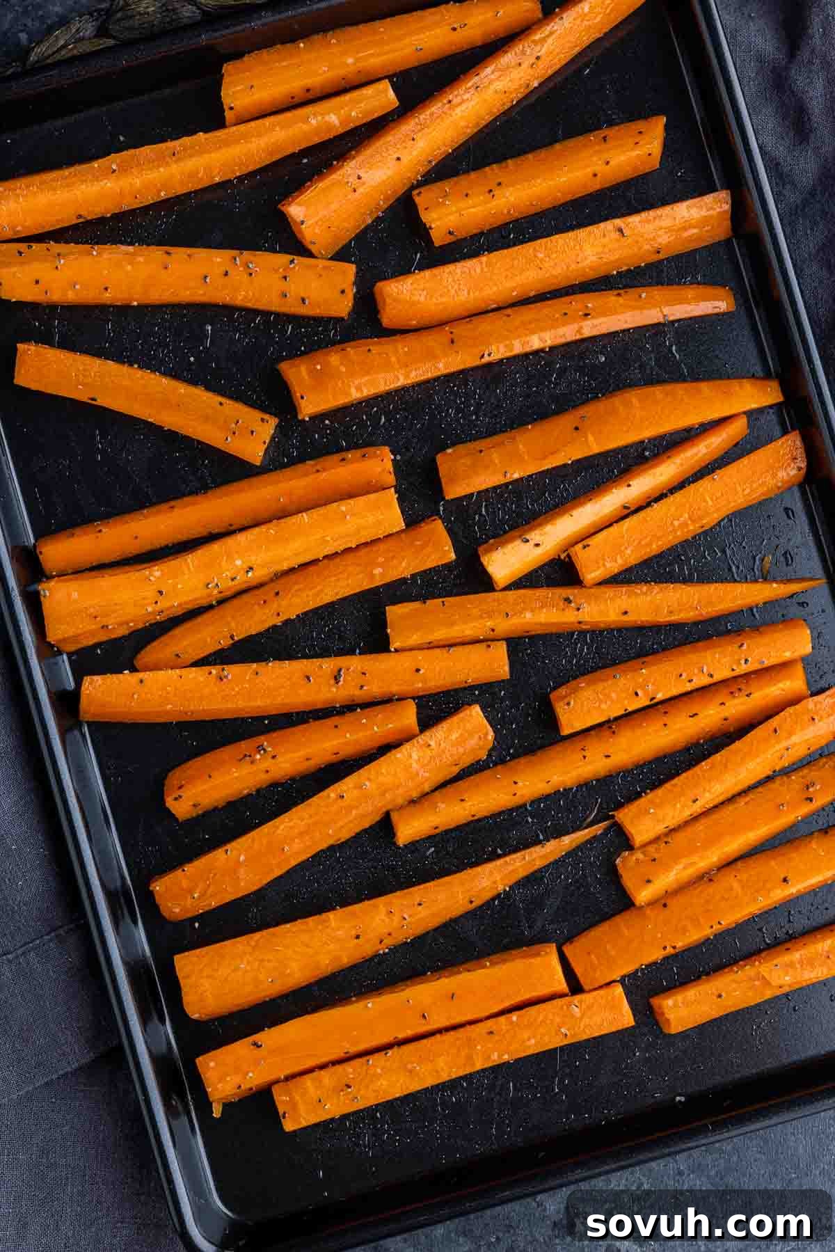 how to make Hot Honey Roasted Carrots