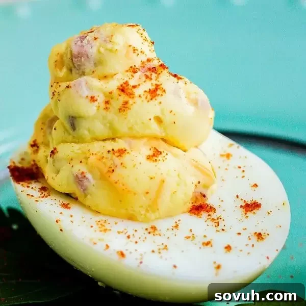 Mississippi sin dip filled deviled eggs