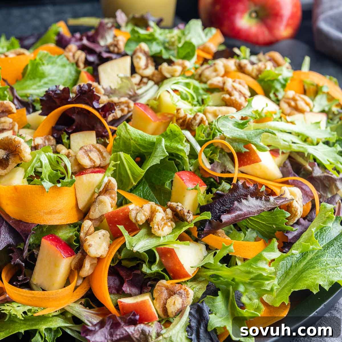 platter of Apple Walnut Salad