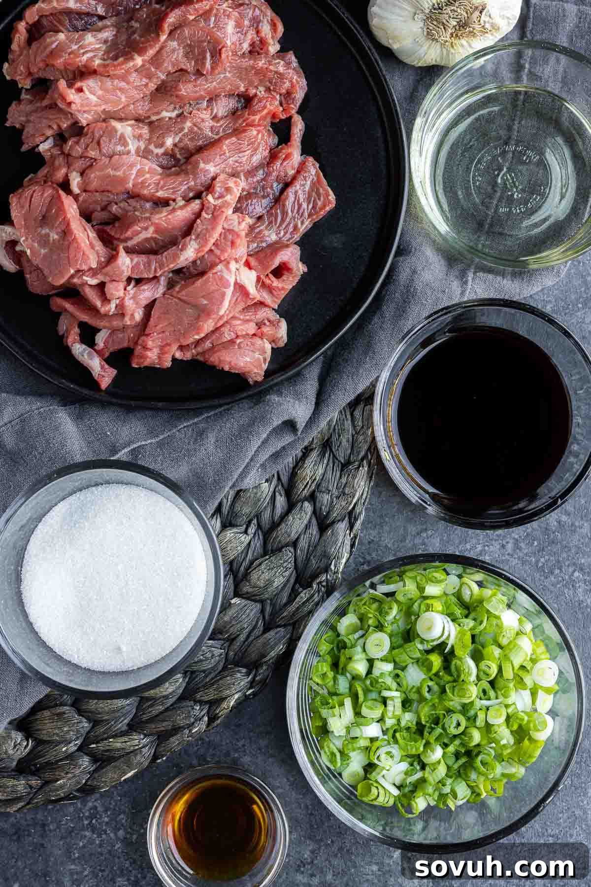 ingredients for Beef Bulgogi