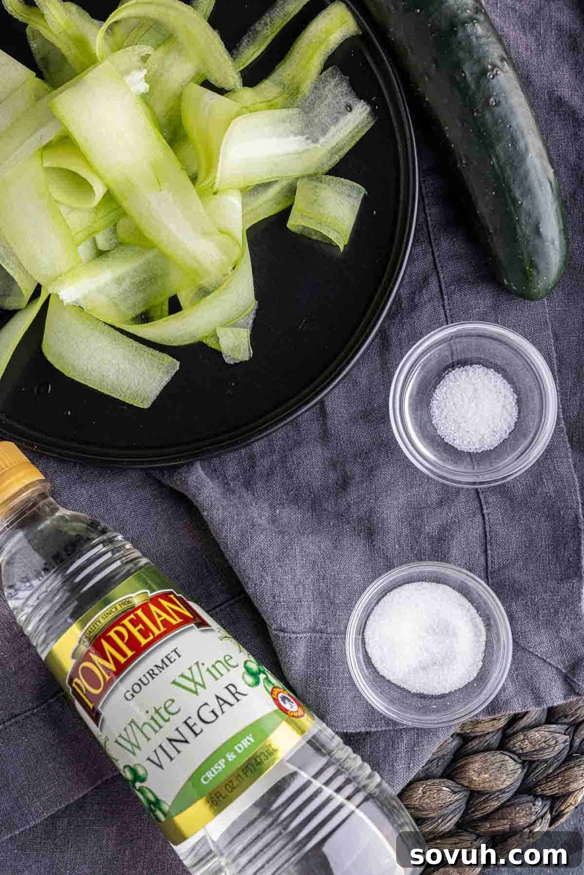 Instant Crisp Pickles 3 Quick Pickled Cucumber ingredients